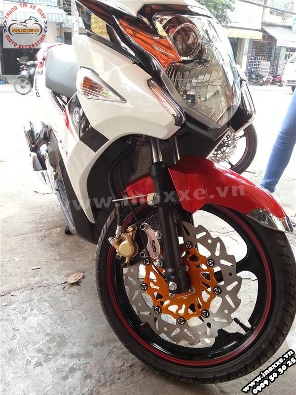 Đĩa thắng Racing boy độ xe Nouvo 2015 